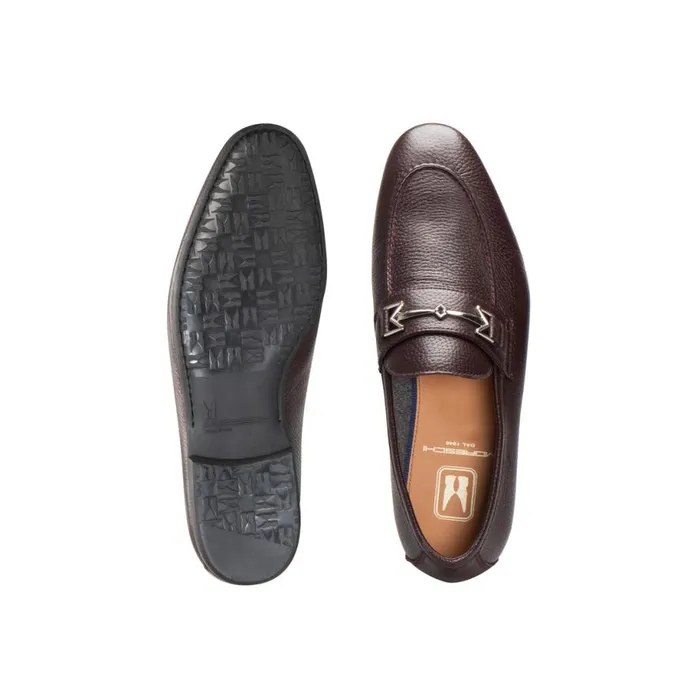 Loafers Men Moreschi Burgundy Leather Loafer
