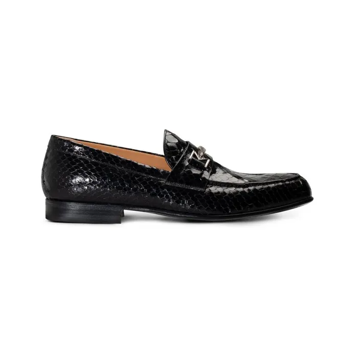 Loafers Men Moreschi FOR HIM 8211 Black Leather Loafer