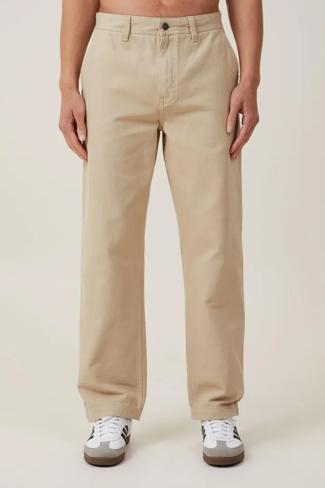 Loose Fit Pant Wheat Men Cotton On Pants Loose Fit Pant Wheat Men Cotton On Pants
