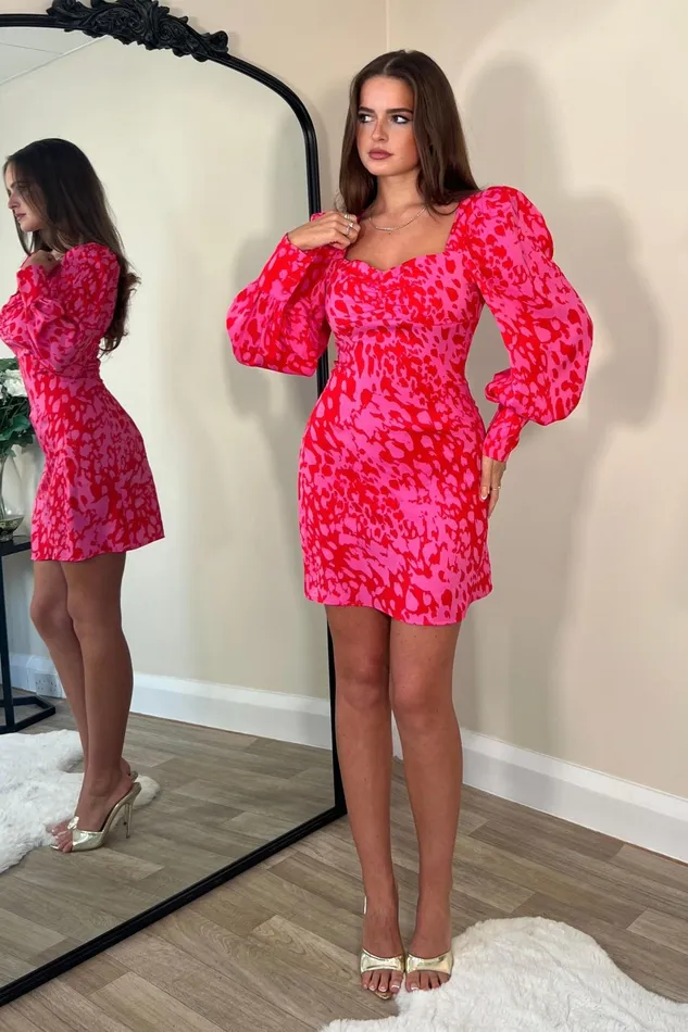 Loraine Long Sleeves Mini Dress Women Girl In Mind Long Sleeve Dresses