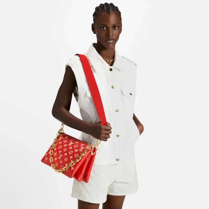 Louis Vuitton Coussin Bag Louis Vuitton M22397 Coussin PM Red 8211 Louis Vuitton Handbag Store 8211 Women
