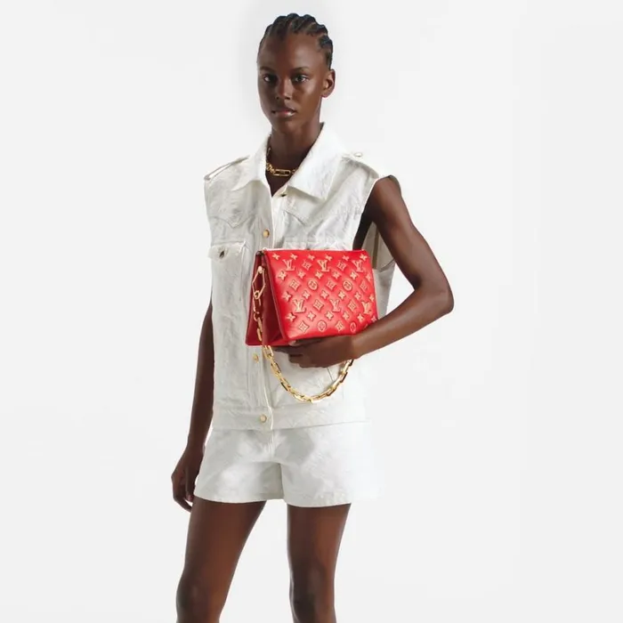 Louis Vuitton Coussin Bag Louis Vuitton M22397 Coussin PM Red 8211 Louis Vuitton Handbag Store 8211 Women