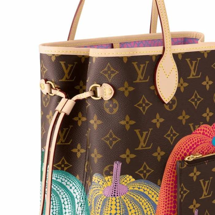 Louis Vuitton Neverfull Bag Louis Vuitton LV X YK Neverfull MM M46468 Pumpkin Print 8211 Louis Vuitton Handbag Store 8211 Women
