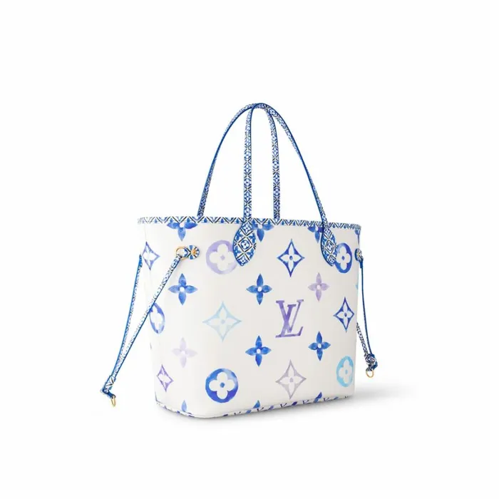 Louis Vuitton Neverfull Bag Louis Vuitton M22979 Neverfull MM Blue Monogram 8211 Louis Vuitton Handbag Store 8211 Women