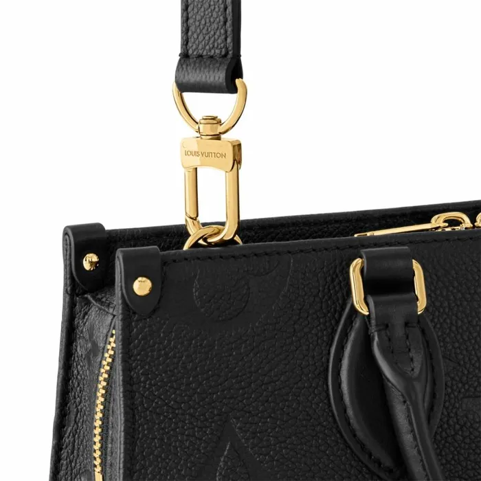 Louis Vuitton Onthego Bag Louis Vuitton M23640 OnTheGo East West Black Monogram Empreinte Leather 8211 Louis Vuitton Handbag Store 8211 Women