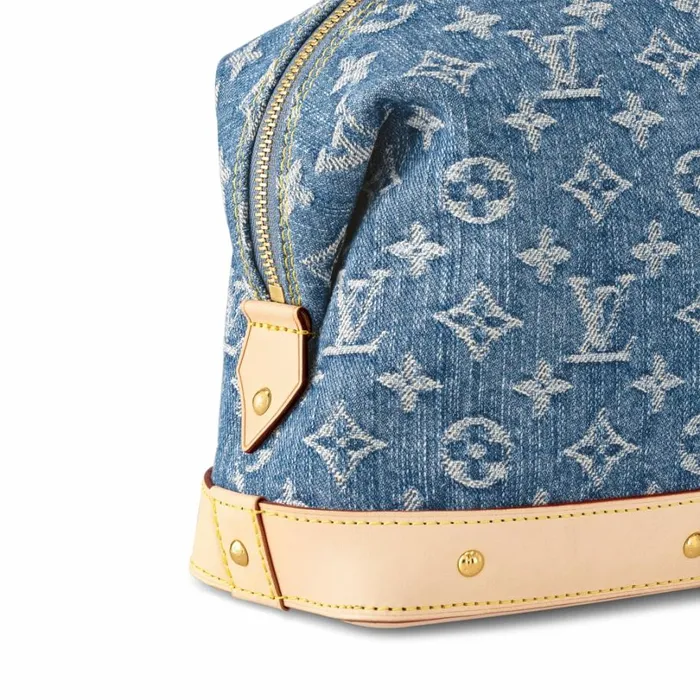 Louis Vuitton Shoulder and Totes Louis Vuitton M24317 Pochette Cosmtique GM Denim Blue 8211 Louis Vuitton Handbag Store 8211 Women