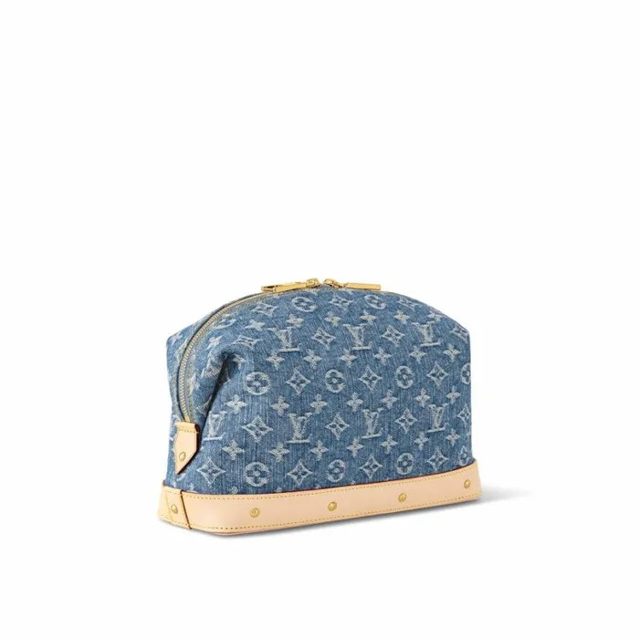 Louis Vuitton Shoulder and Totes Louis Vuitton M24317 Pochette Cosmtique GM Denim Blue 8211 Louis Vuitton Handbag Store 8211 Women