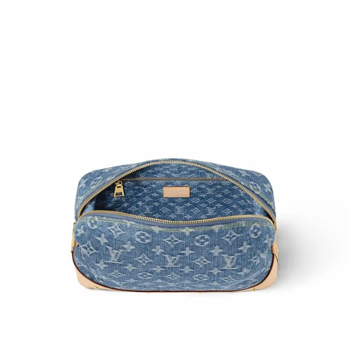 Louis Vuitton Shoulder and Totes Louis Vuitton M24317 Pochette Cosmtique GM Denim Blue 8211 Louis Vuitton Handbag Store 8211 Women