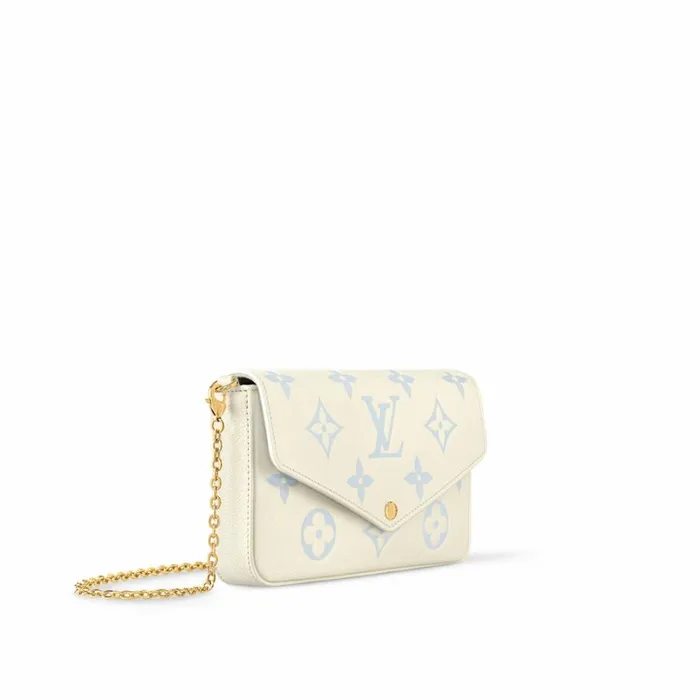 Louis Vuitton Shoulder and Totes Louis Vuitton M83025 Flicie Pochette Candy Blue 8211 Louis Vuitton Handbag Store 8211 Women