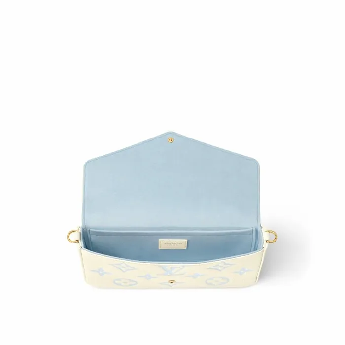 Louis Vuitton Shoulder and Totes Louis Vuitton M83025 Flicie Pochette Candy Blue 8211 Louis Vuitton Handbag Store 8211 Women