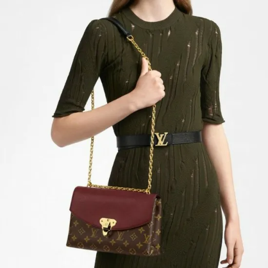 Louis Vuitton Shoulder and Totes Louis Vuitton Saint Placide Black M43714 Cherry M43713 Burgundy M43715 8211 Louis Vuitton Handbag Store 8211 Women