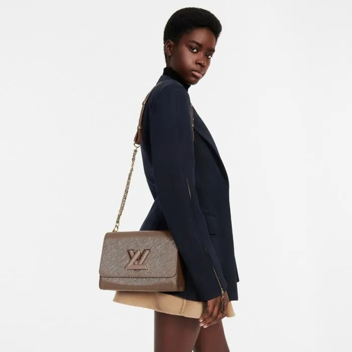 Louis Vuitton Twist Bag Louis Vuitton Smokey Brown M58772 Twist MM 8211 Louis Vuitton Handbag Store 8211 Women