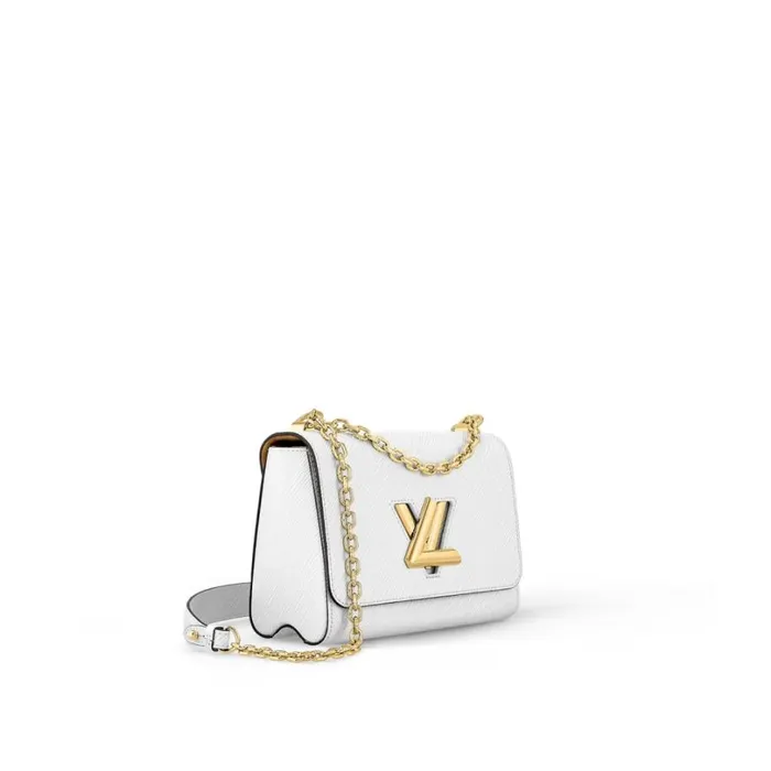 Louis Vuitton Twist Bag Louis Vuitton White M21111 Twist MM 8211 Louis Vuitton Handbag Store 8211 Women