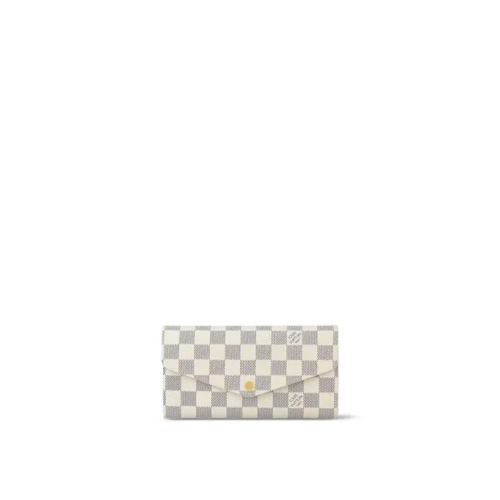 Louis Vuitton Wallets Louis Vuitton Damier Azur Canvas N63208 Sarah Wallet 8211 Louis Vuitton Handbag Store 8211 Women