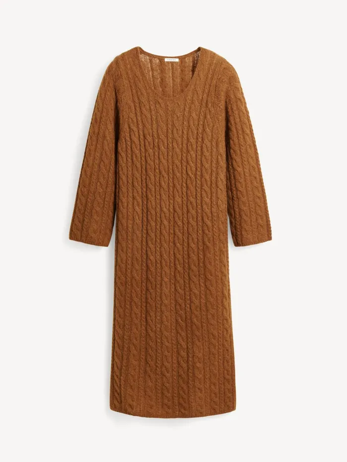 Lovella Maxi Dress Bison Women By Malene Birger Knitwear