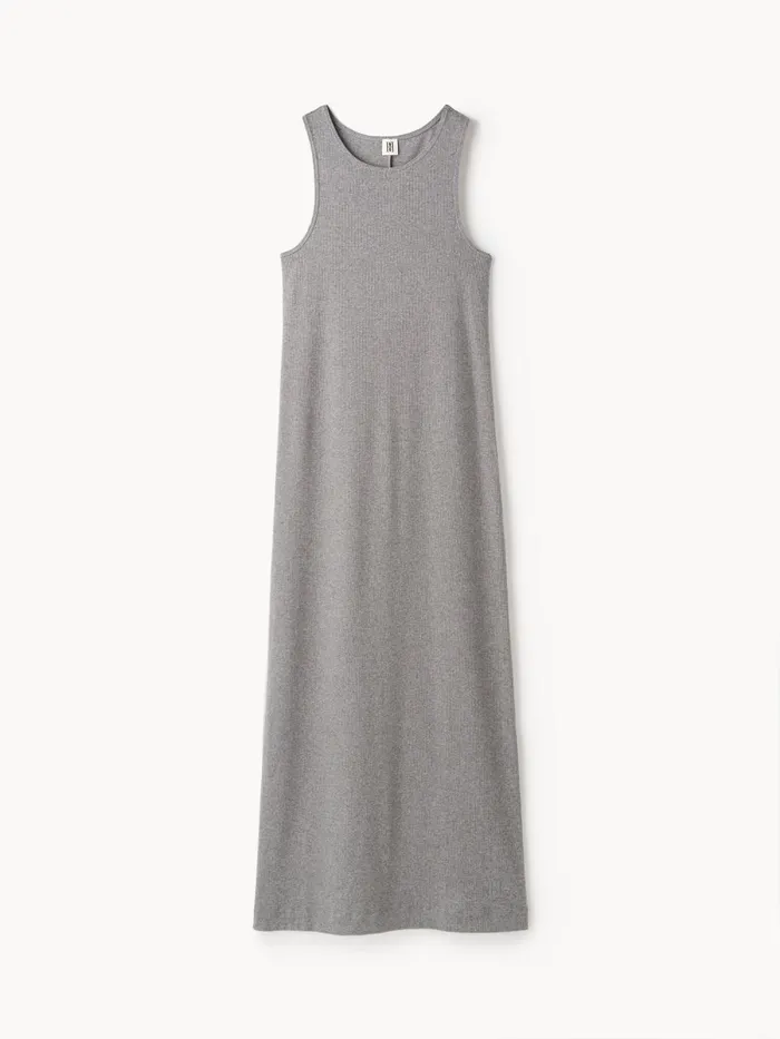 Lovelo Maxi Dress Grey Melange Women By Malene Birger Dresses