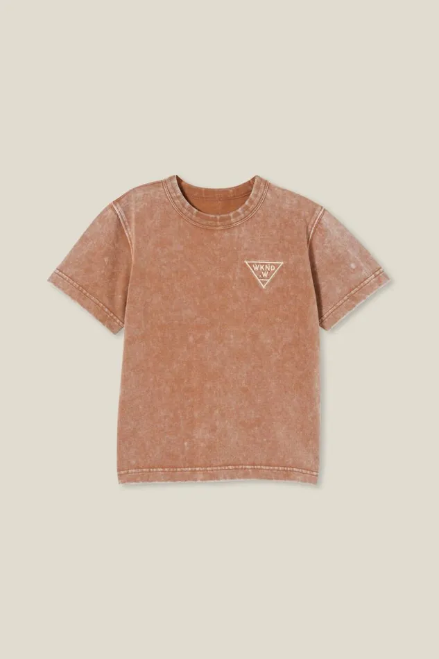 Luca Acid Wash Short Sleeve Tee Coco Jumboweekend Warrior BoysGirls Cotton On Tops and TShirts Luca Acid Wash Short Sleeve Tee Coco Jumboweekend Warrior BoysGirls Cotton On Tops and TShirts