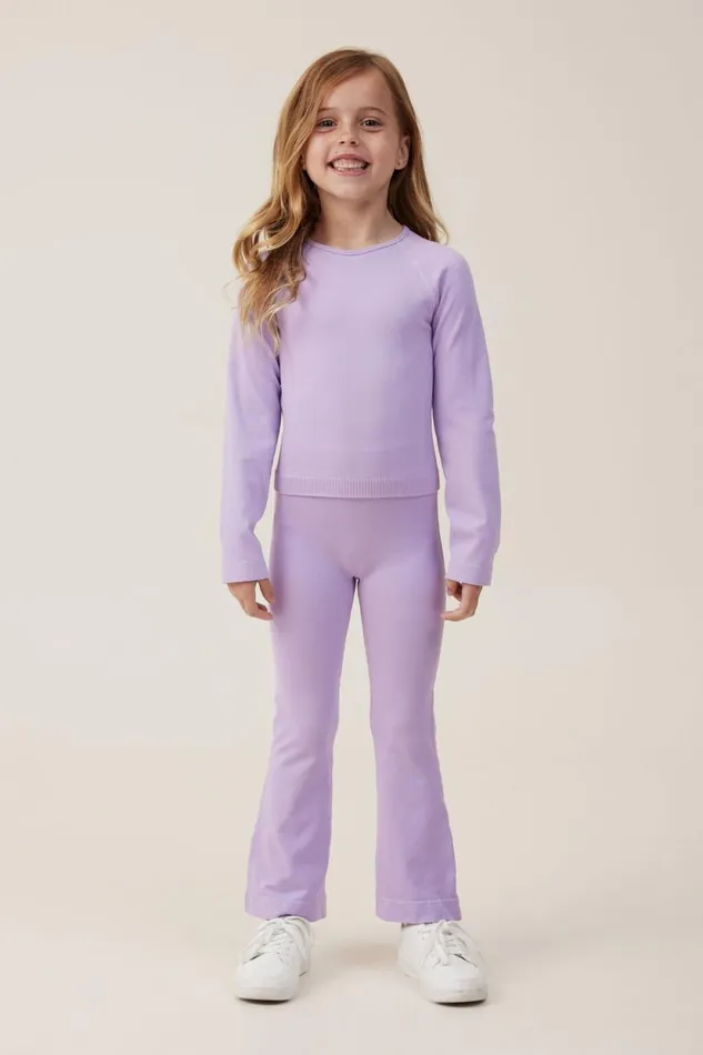 Lucia Active Flare Pant Lilac Drop Girls Cotton On Leggings Pants and Jeans