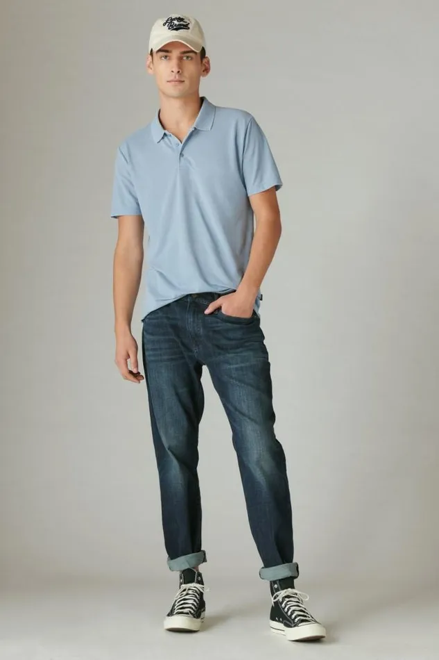Lucky Brand 363 Vintage Straight Coolmax Stretch Jean Huron Men Jeans