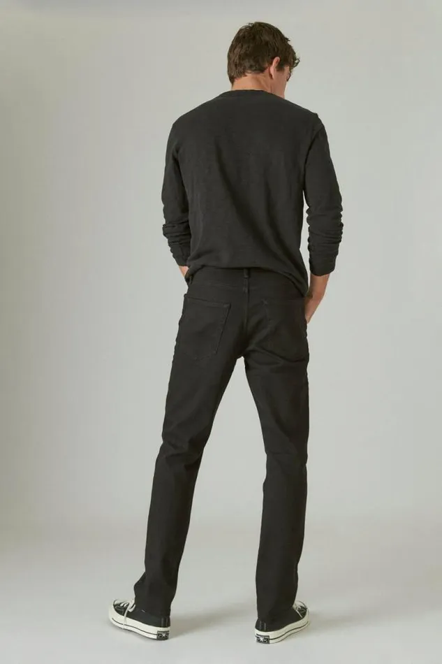 Lucky Brand 410 Athletic Straight Advanced Stretch Jean Black Rinse Men Jeans