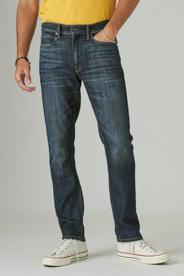 Lucky Brand 410 Athletic Straight Coolmax Stretch Jean Fayette Men Jeans