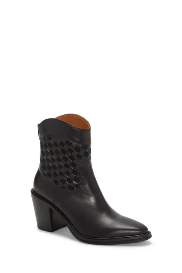 Lucky Brand Aryleis Western Bootie Feather Women Shoes