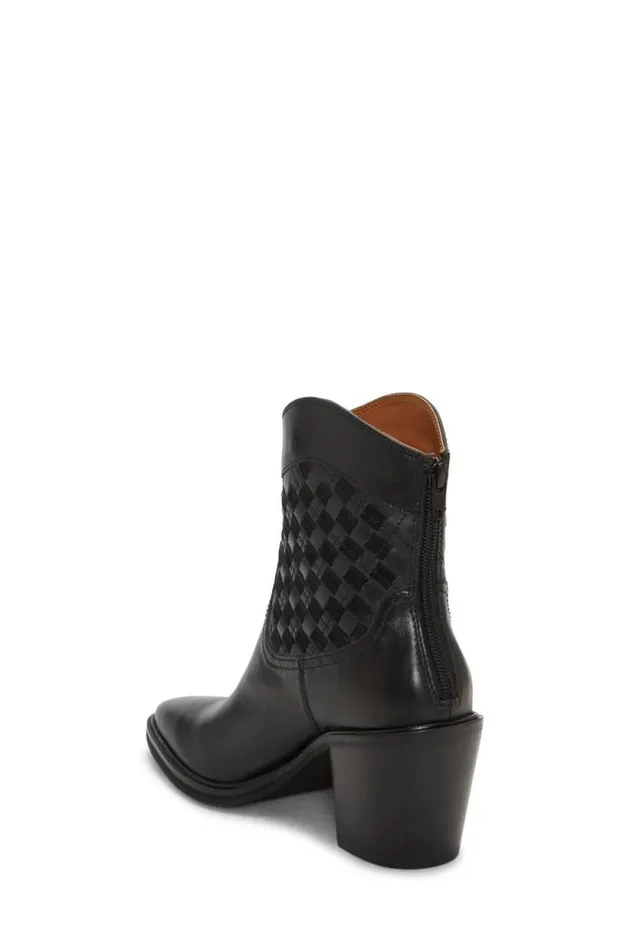 Lucky Brand Aryleis Western Bootie Feather Women Shoes
