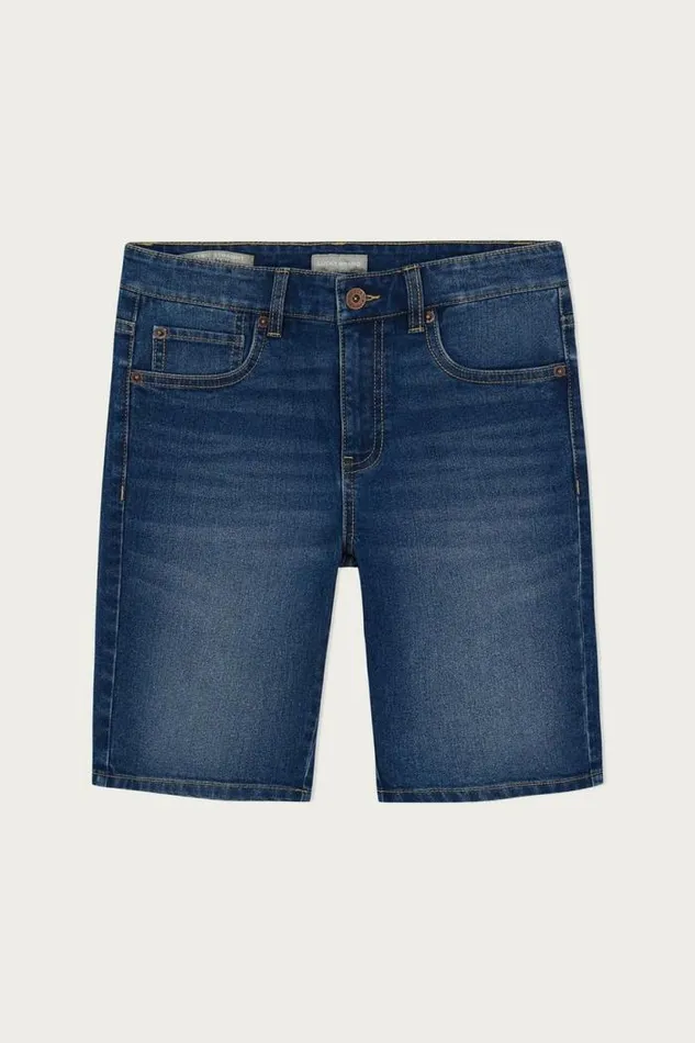 Lucky Brand Boys 5 Pocket Denim Short Medium Light Blue Kids Boys
