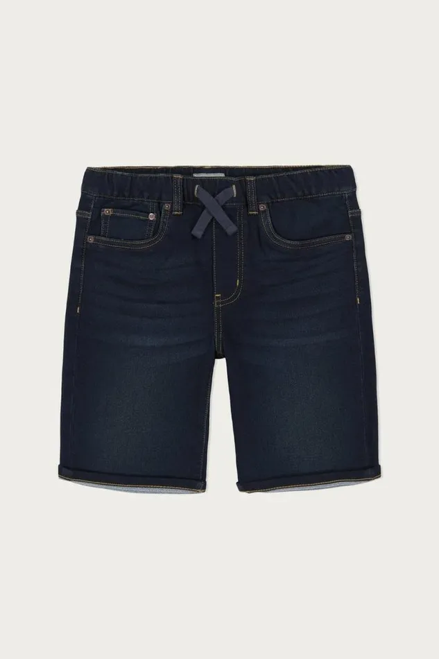 Lucky Brand Boys Knit Denim Shorts Open Blueturquoise Kids Boys