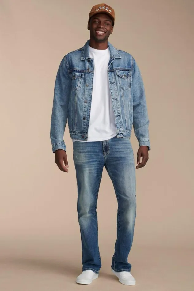 Lucky Brand Easy Rider Boot Jean Glimmer Men Jeans