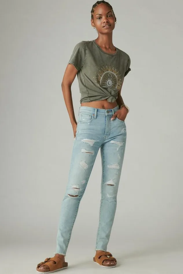 Lucky Brand High Rise Bridgette Skinny Girl Crush Dest Women Jeans