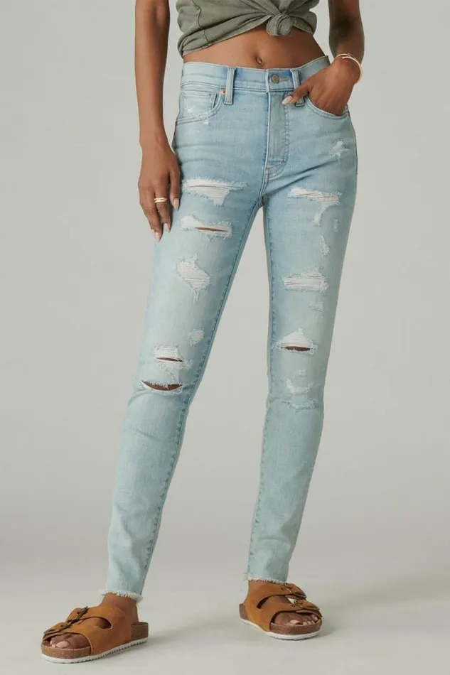 Lucky Brand High Rise Bridgette Skinny Girl Crush Dest Women Jeans