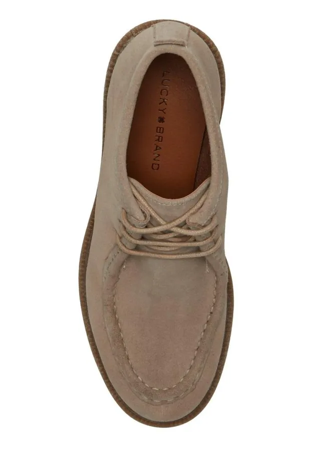 Lucky Brand Hollia Heeled Bootie Light Beige Women Shoes