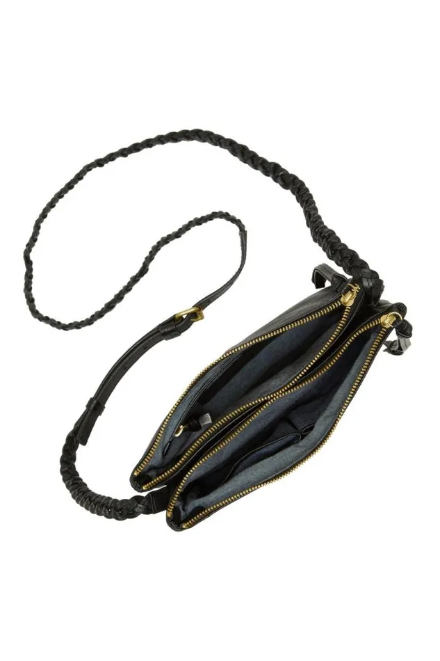 Lucky Brand Jema Crossbody Black Women Handbags