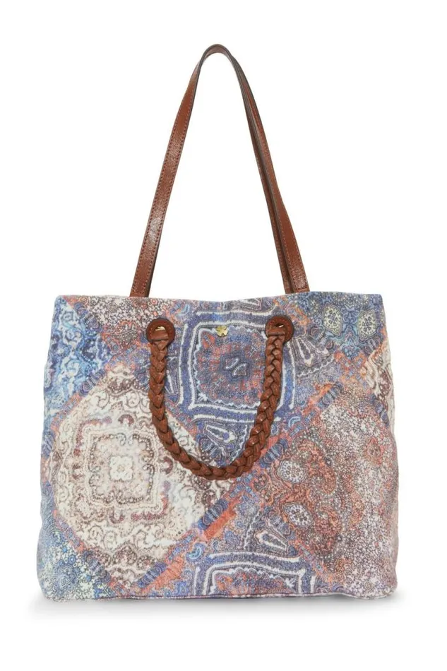 Lucky Brand Jema Tote Patch Heritage Patchwork Women Handbags