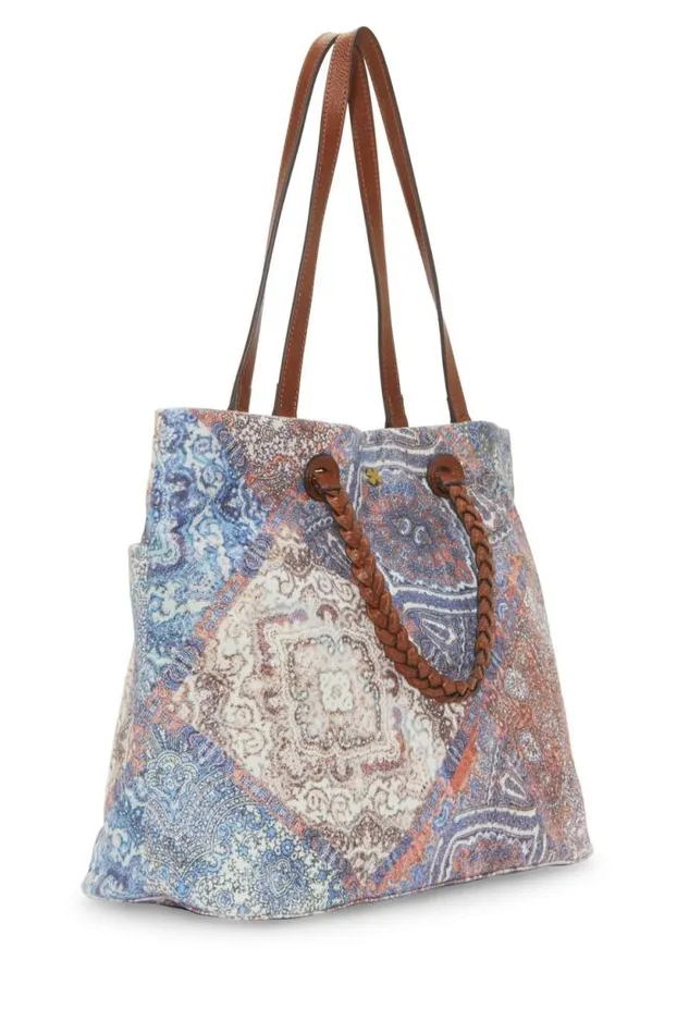 Lucky Brand Jema Tote Patch Heritage Patchwork Women Handbags