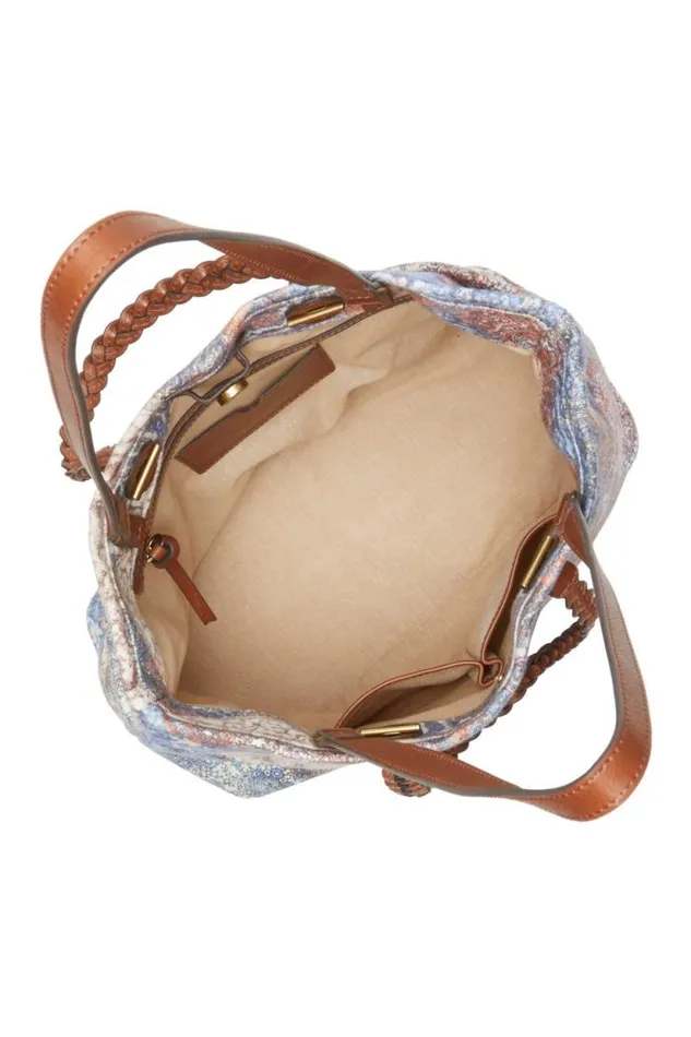Lucky Brand Jema Tote Patch Heritage Patchwork Women Handbags