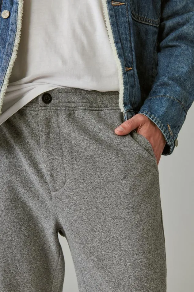 Lucky Brand Knit Pant Heather Grey Men Activewear