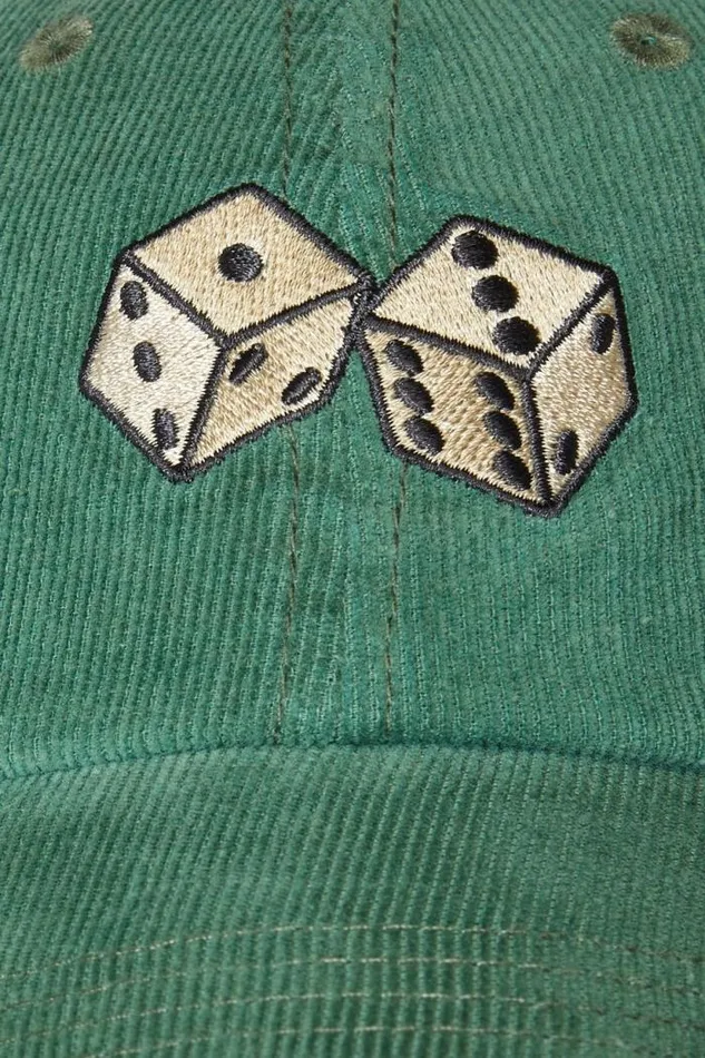 Lucky Brand Lucky Dice Baseball Hat Loden Green Men Hats