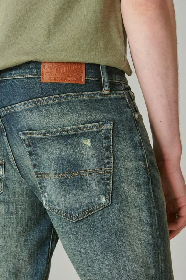 Lucky Brand Lucky Legend 412 Athletic Slim Jean Marsh Men Jeans