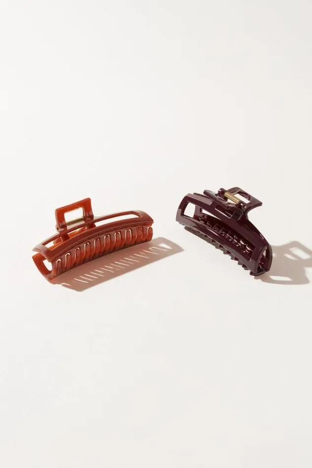 Lucky Brand Mega Open Claw Set Multi Women Hair Accessories