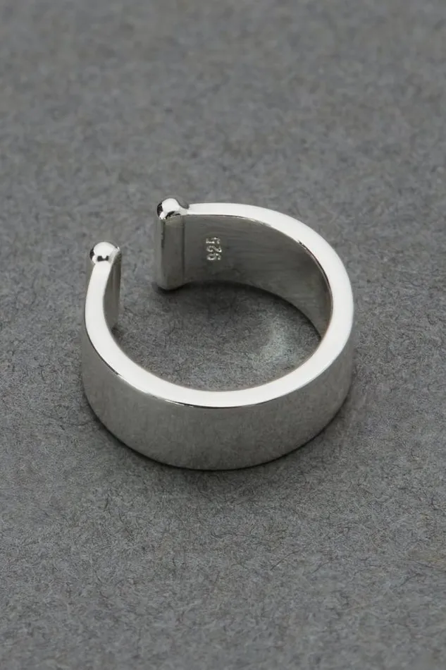 Lucky Brand Modern Ear Cuff Silver Women Jewelry