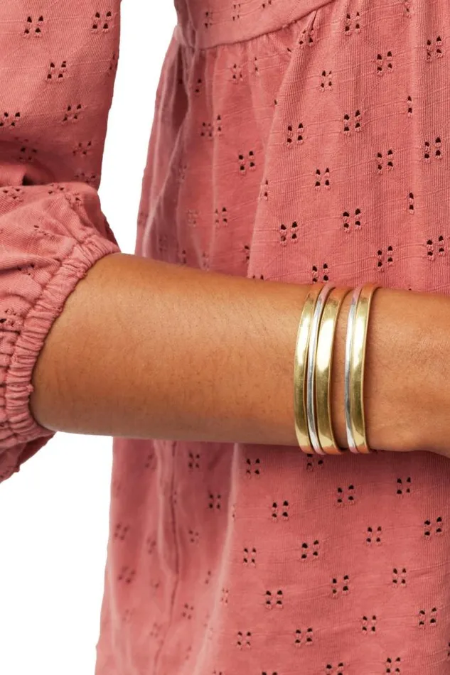 Lucky Brand Two Tone Cuff Multi Women Jewelry