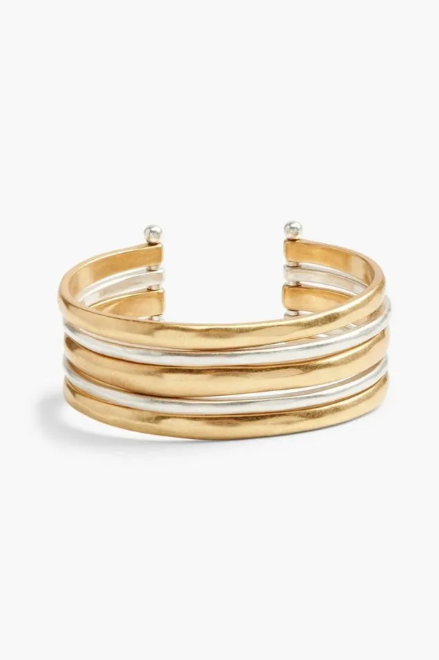 Lucky Brand Two Tone Cuff Multi Women Jewelry