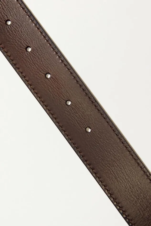 Lucky Brand Washed Leather Belt Dark Brown Men Belts Lucky Brand Washed Leather Belt Dark Brown Men Belts