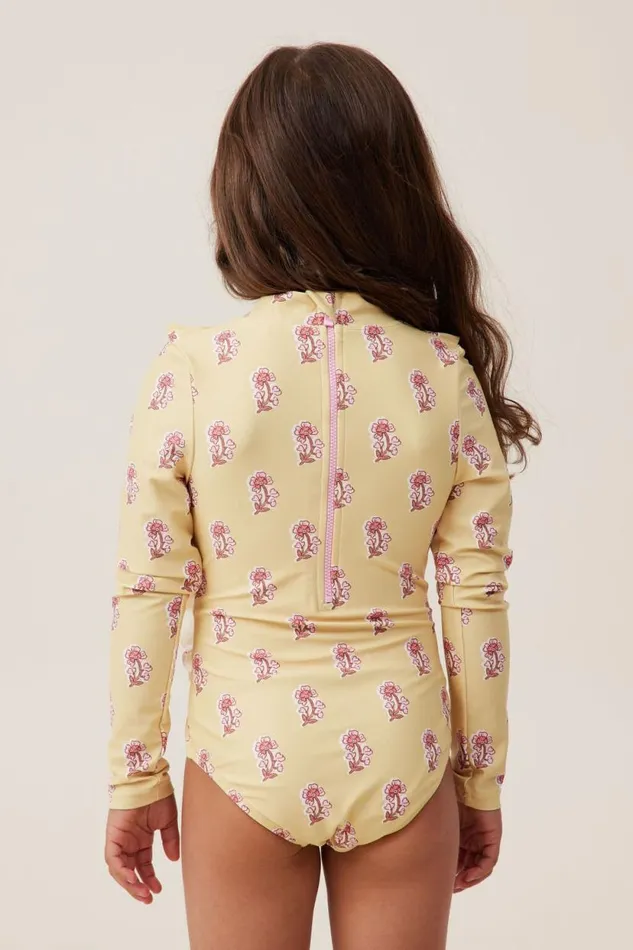 Lydia One Piece Raffiaflora Flower Stamp Girls Cotton On Swimwear Lydia One Piece Raffiaflora Flower Stamp Girls Cotton On Swimwear
