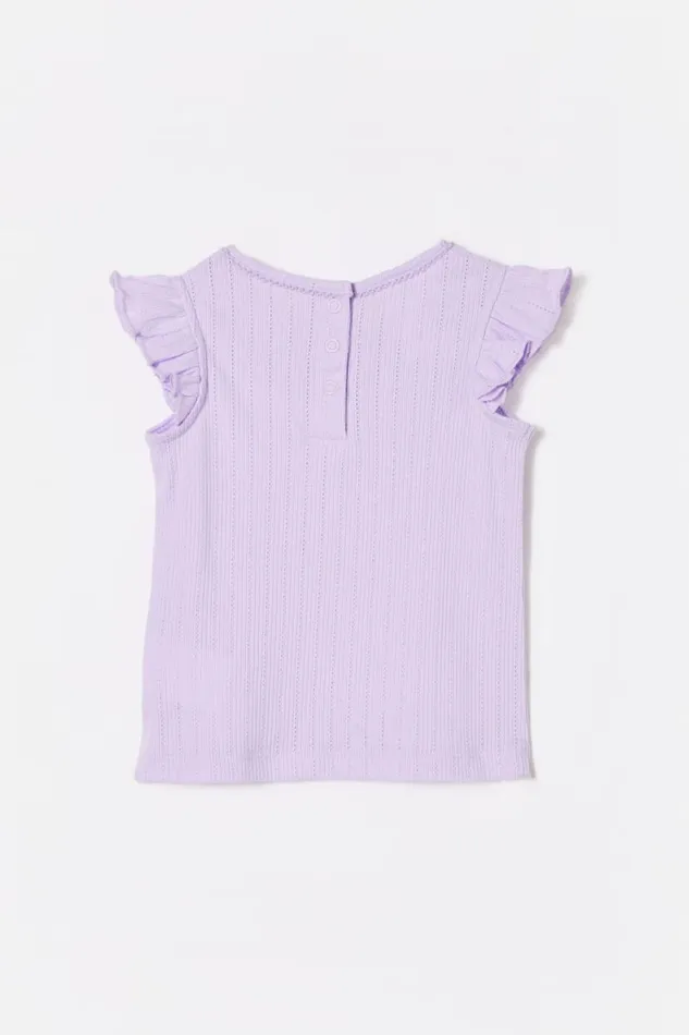 Lynlee Sleeveless Flutter Top Vintage Lilacspring Ditsy Baby Cotton On Tops Jackets and Sweaters Lynlee Sleeveless Flutter Top Vintage Lilacspring Ditsy Baby Cotton On Tops Jackets and Sweaters