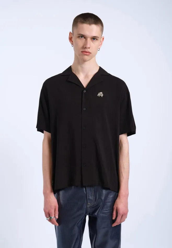 Madi Shirt 8211 Black YLW Embroidery Black Ylw Embroidery Women Dr Denim Shirts