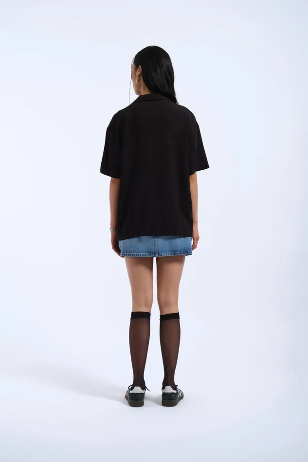 Madi Shirt 8211 Black YLW Embroidery Black Ylw Embroidery Women Dr Denim Shirts