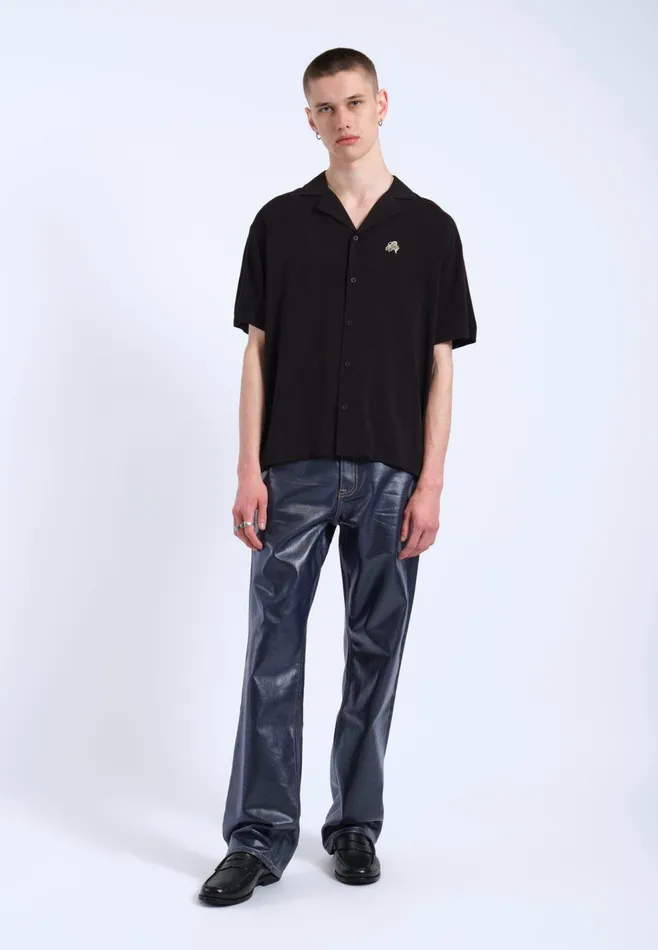 Madi Shirt 8211 Black YLW Embroidery Black Ylw Embroidery Women Dr Denim Shirts